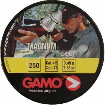 Пули пневматические GAMO Magnum 4,5 мм 0,49 грамма (250 шт.)